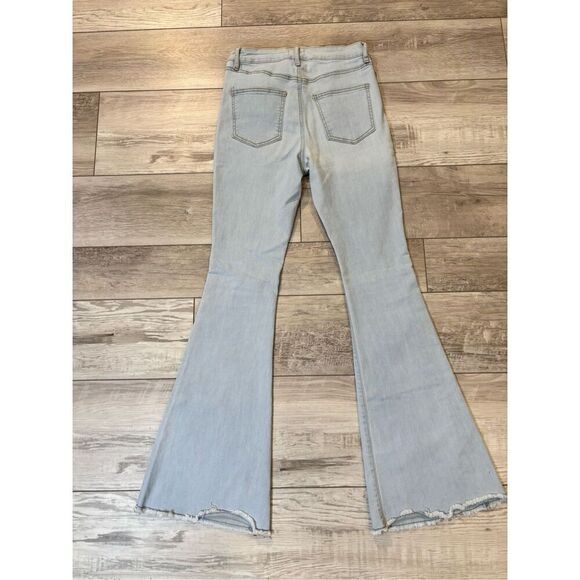 Rue 21 diamond flare bell bottom jeans, size 8 - Picture 10 of 12